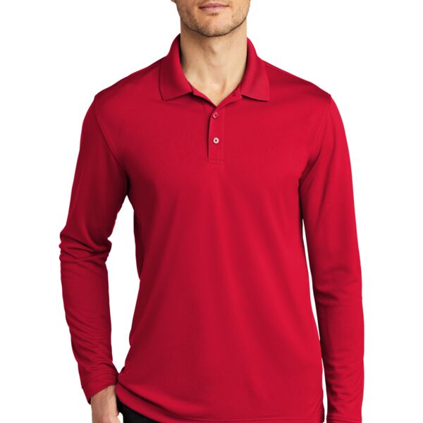 Men ® Dry Zone ® UV Micro Mesh Long Sleeve Polo Thumbnail