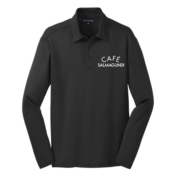 MEN SILKY TOUCH POLO LONG SLEEVE SHIRT Thumbnail